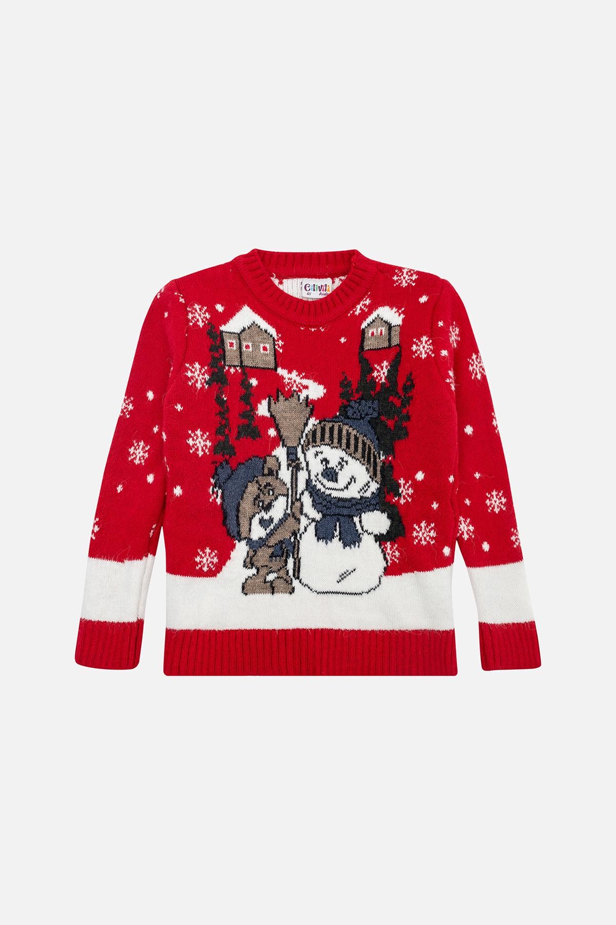 Джемпер для девочки ЦБ-00233897 98 см Красный (28575777)