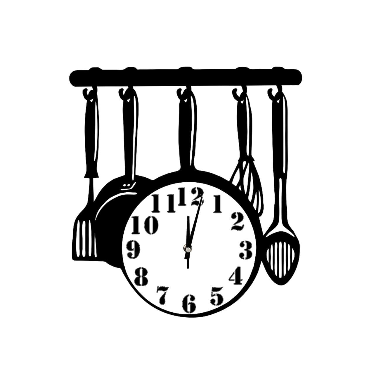 Часы DecorWood Кулинария из дерева 36х39 см (а397)