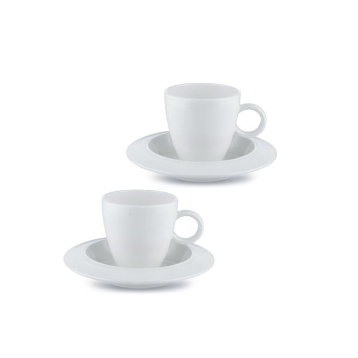 Чашка Alessi Bavero Кофейная пара 4 пр. (2567629)