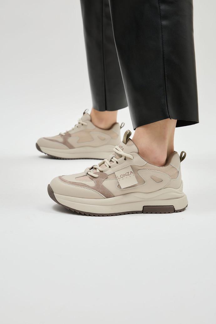 Кроссовки LONZA 204448 р. 40 Бежевый (22178_40) - фото 5
