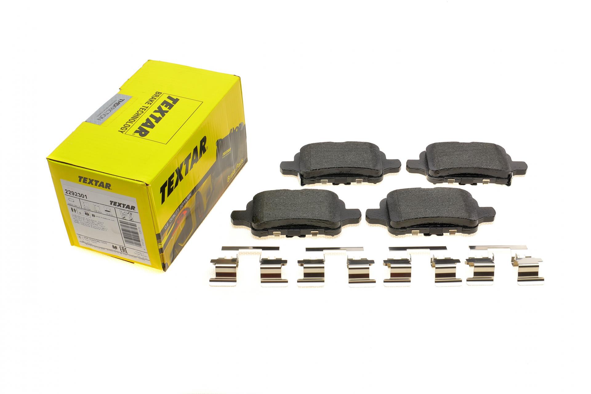 Колодки тормозные задние TEXTAR для Opel Insignia B 17- (2292301) Колодки тормозные задние TEXTAR для Opel Insignia B 17- (2292301)