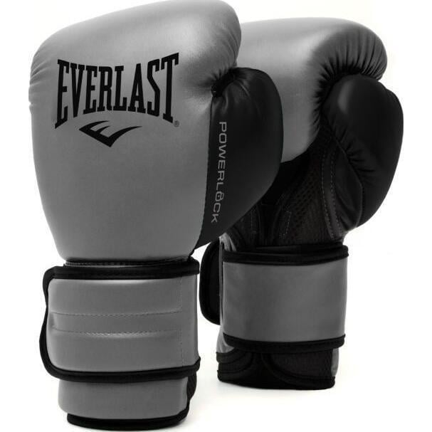 Перчатки боксерские Everlast POWERLOCK 2R TRAINING GLOVES 12 унций р. 12 Серый (P00002305)
