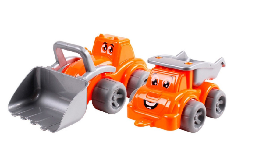 Ігровий набір ТехноК будмайданчик максік,2 машинки (0977TXK)