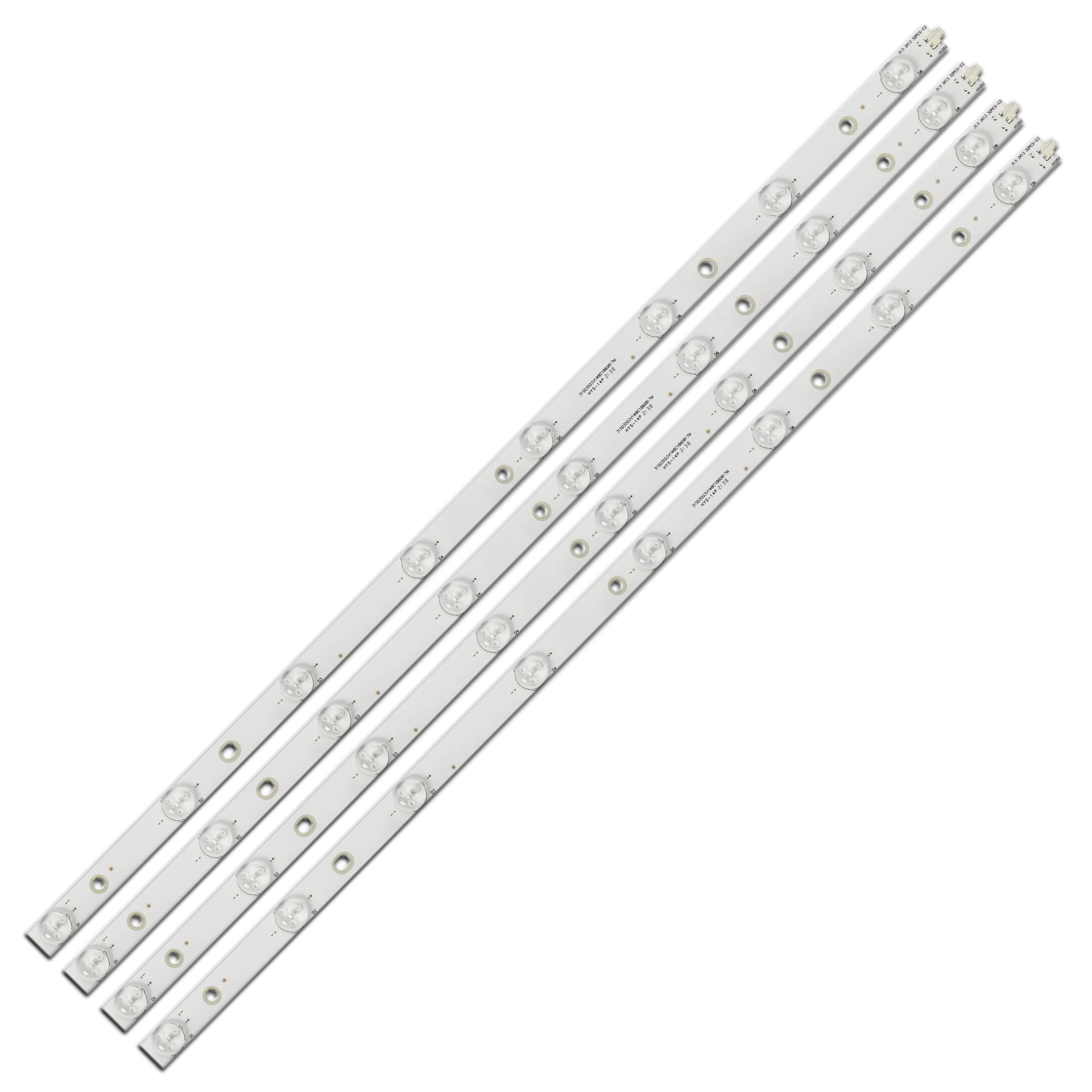Комплект LED подсветки для TV 31.5 2K13 32PCS-C2 31.5 2K13 32PCS-V3 KLV-32R300A LED32560 32PFL3158K/12 TPT315B5 32" 4 шт. (ART-1410