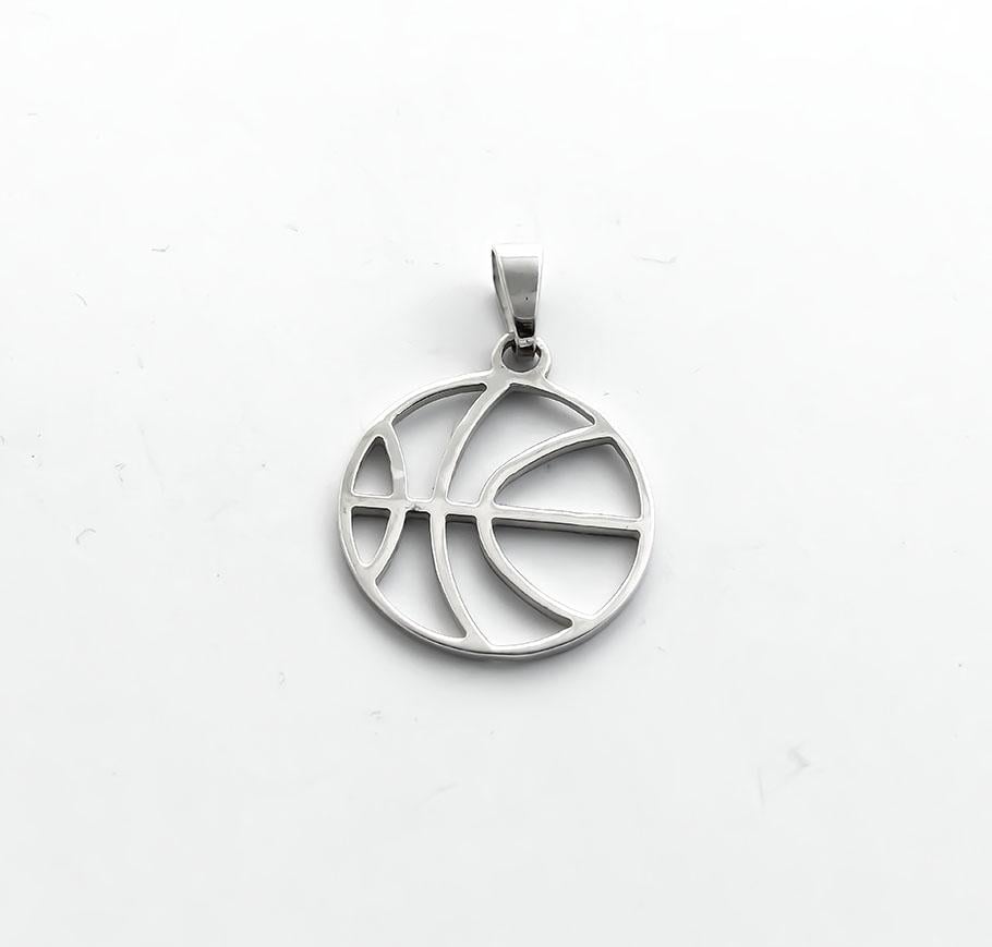 Кулон Maxi Silver 8907 Баскетбольный мяч (88907)