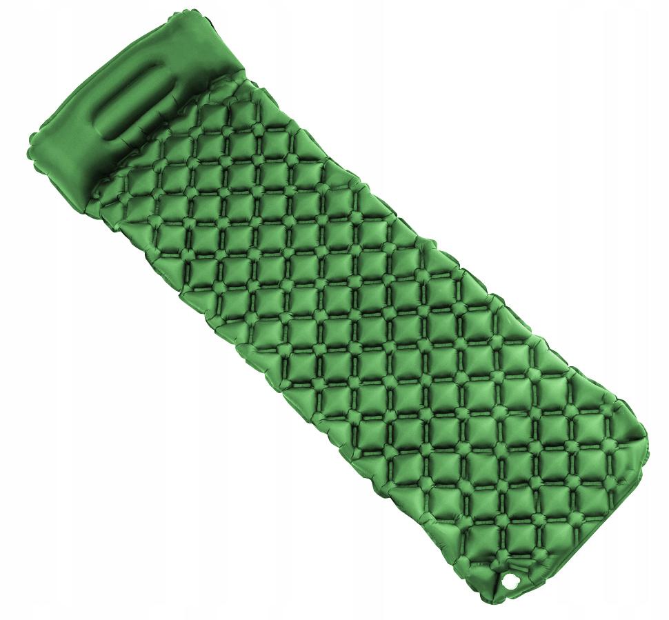 Коврик надувной туристический Gotel 190х60х5 см Зеленый (F44B)