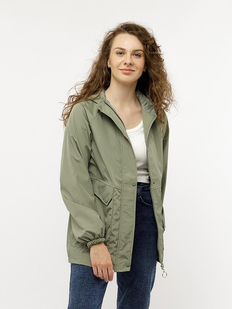 Вітровка жіноча ЦБ-00226171 р. 42 Оливковий (28421878) Вітровка жіноча ЦБ-00226171 р. 42 Оливковий (28421878)