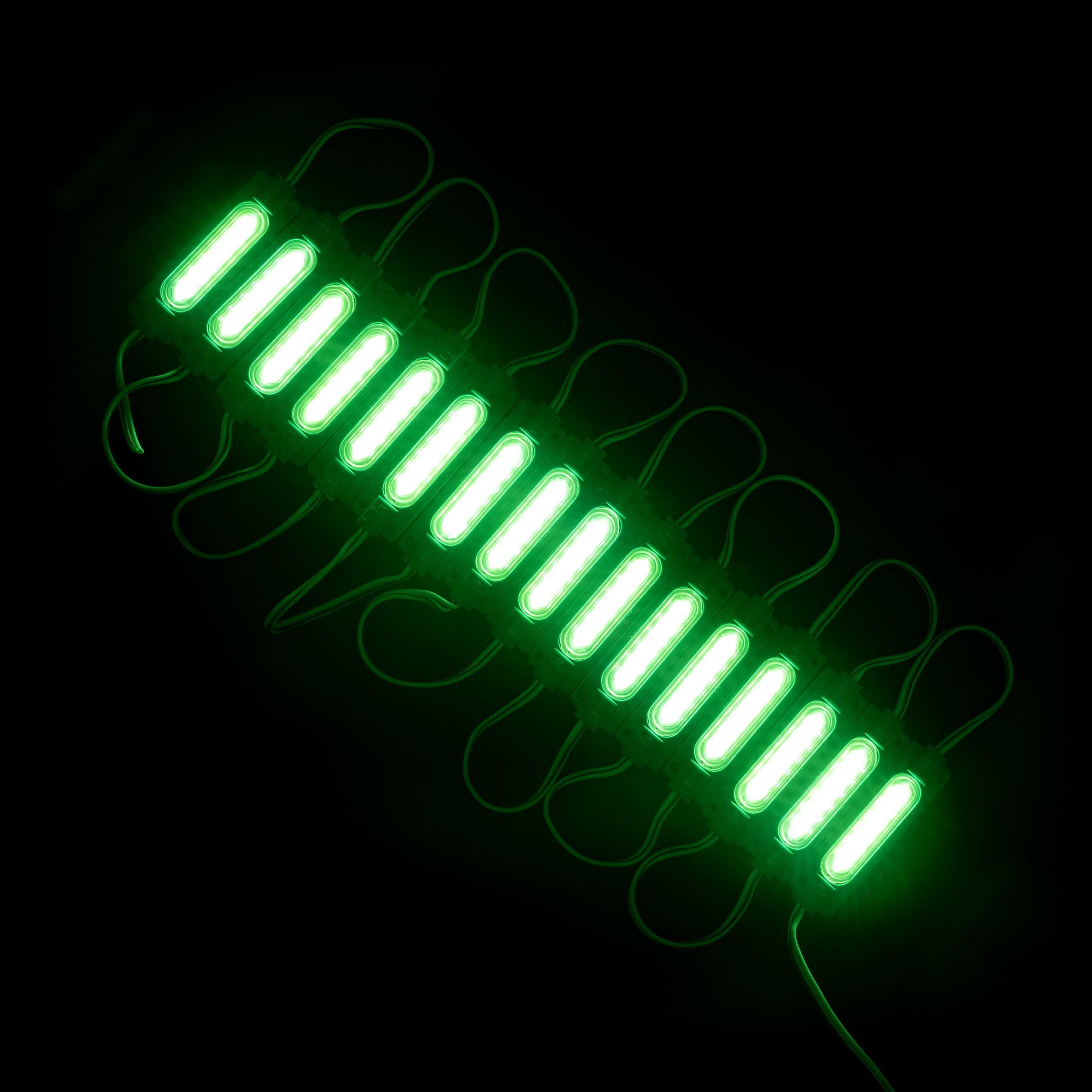 Светодиодный модуль Prolum COB 2W 12V с прозрачной линзой Зеленый (320084) - фото 2 Светодиодный модуль Prolum COB 2W 12V с прозрачной линзой Зеленый (320084) - фото 2