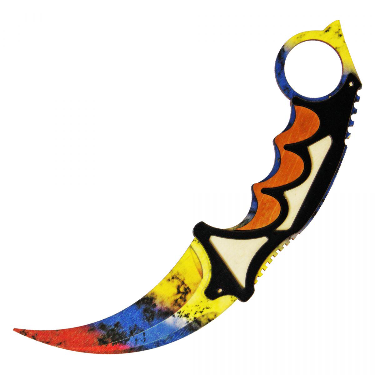 Детский нож Керамбит с CS GO Marble fade (160442)