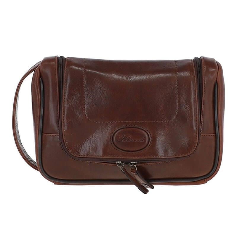 Несессер кожаный Ashwood 8140 Brown (8140 BRN)
