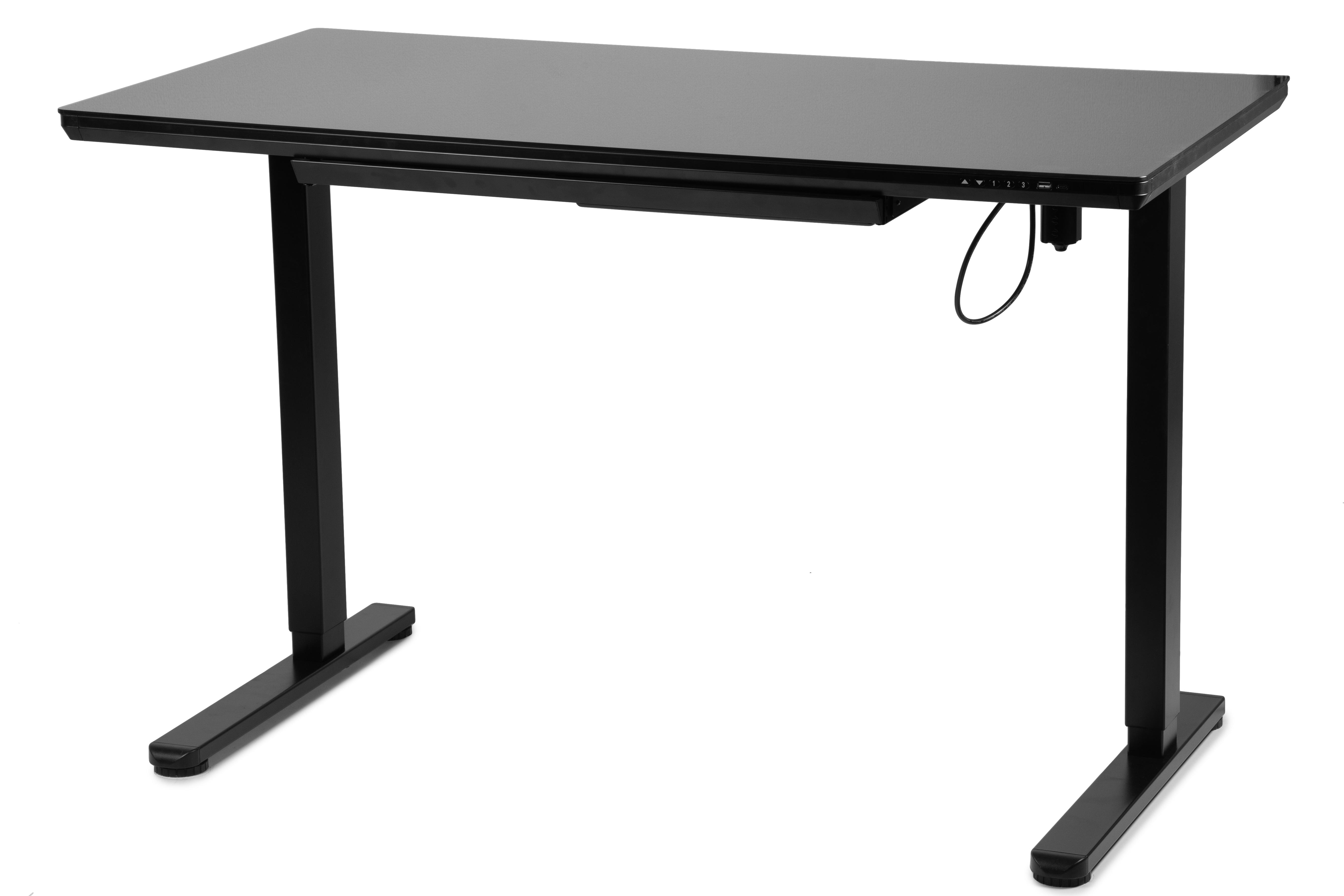 Стіл регульований Barsky StandUp black glass BST-11new 1200x600 мм (24597706) - фото 8 Стіл регульований Barsky StandUp black glass BST-11new 1200x600 мм (24597706) - фото 8