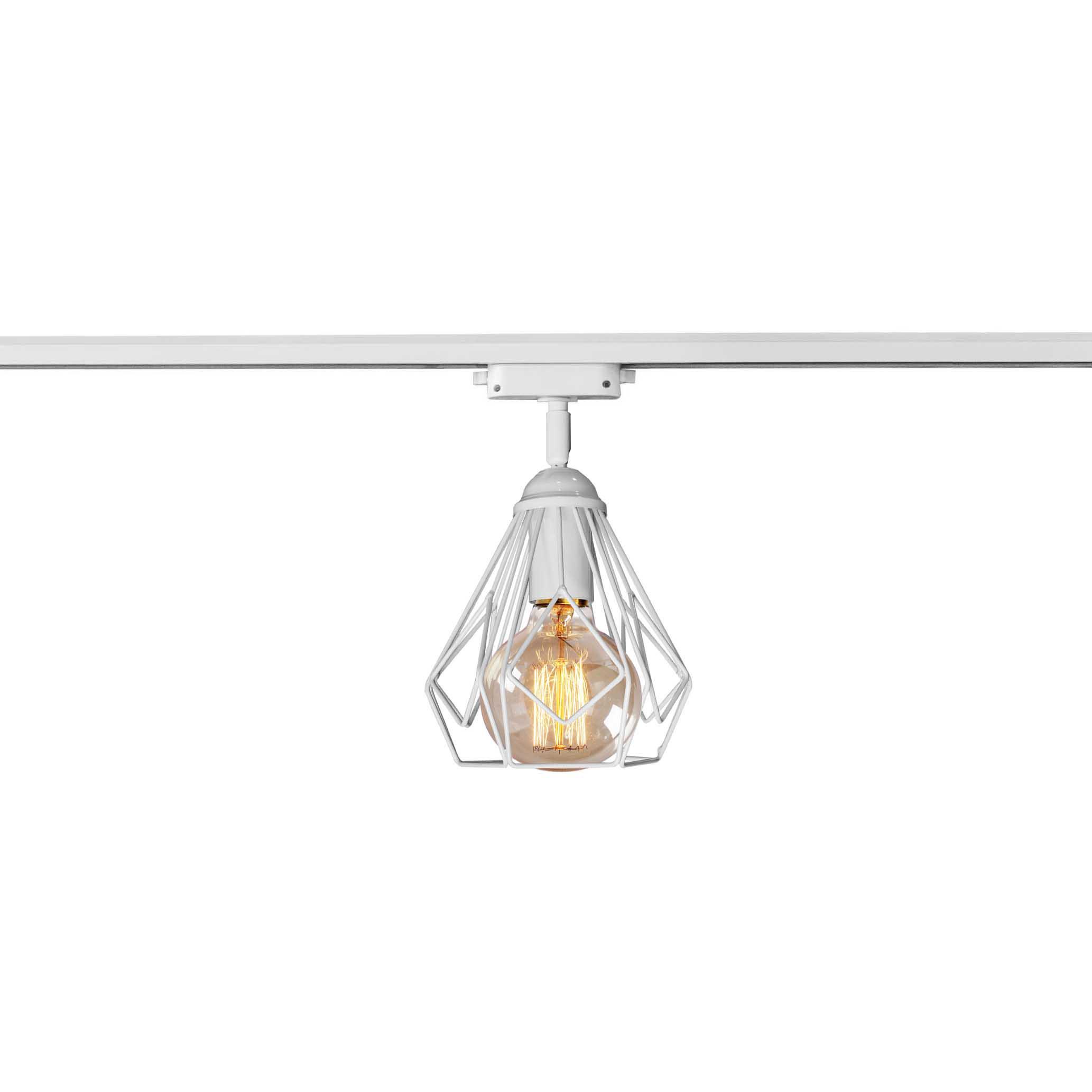 Светильник трековый MSK Electric под лампу Е27 NT 5381W Белый
