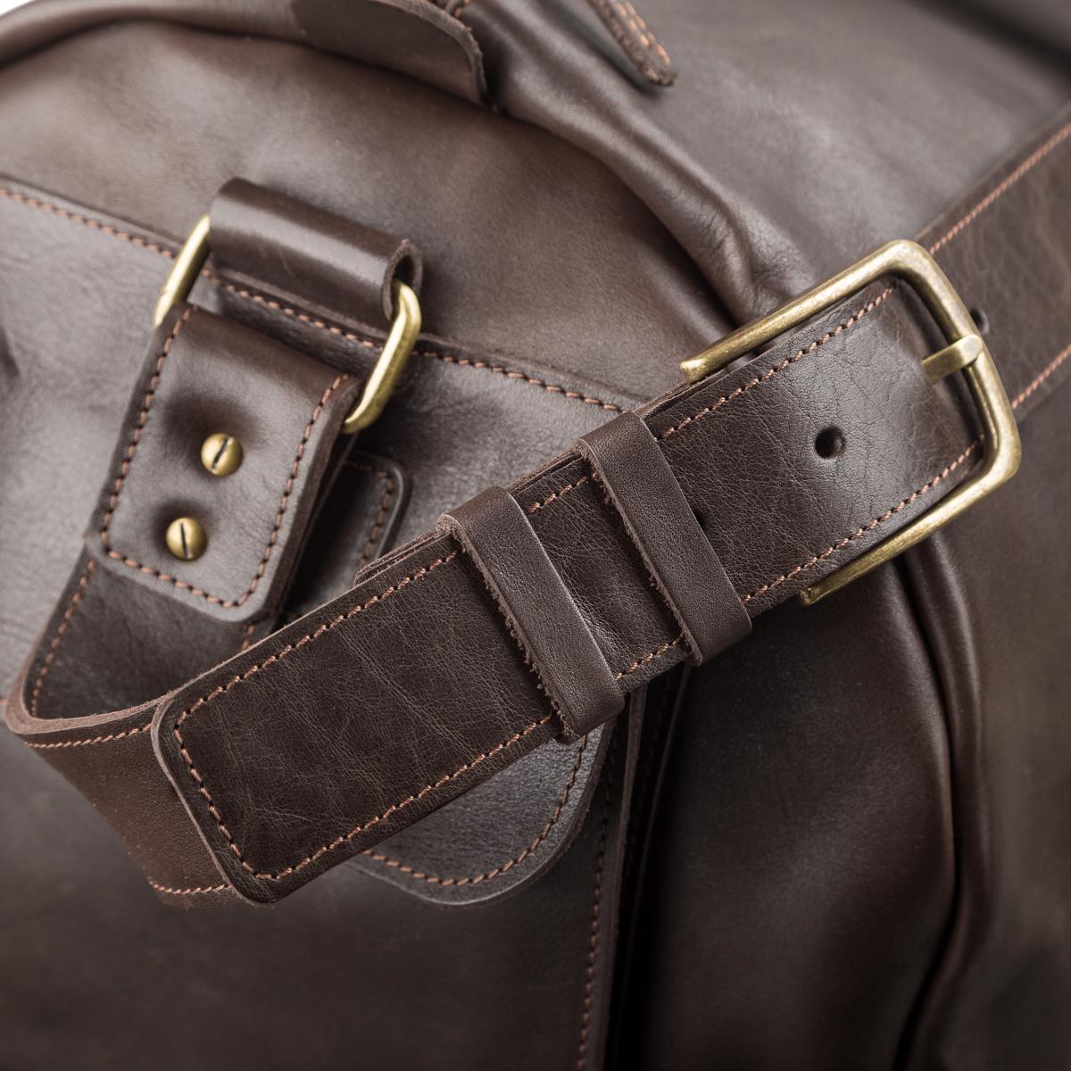 Дорожная сумка Grande Pelle 11044 Коричневый - фото 5