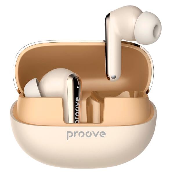 Навушники бездротові Proove Blitz TWS з активним шумоподавленням ANC Beige (TWBL00010007) Навушники бездротові Proove Blitz TWS з активним шумоподавленням ANC Beige (TWBL00010007)