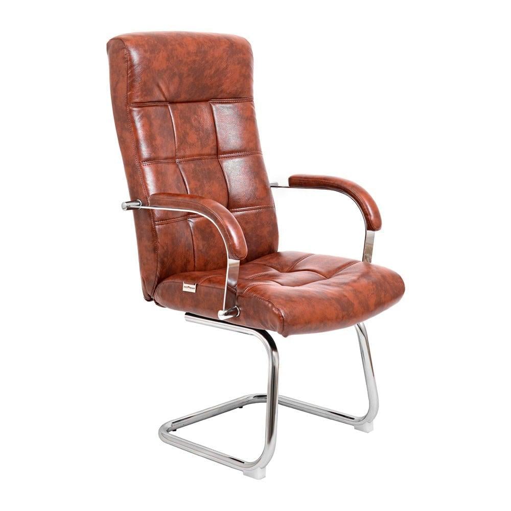Офисное кресло руководителя Richman Virginia VIP CF натуральная кожа Lux Madras Коричневый (64ca425404b9e938a47ba21c)