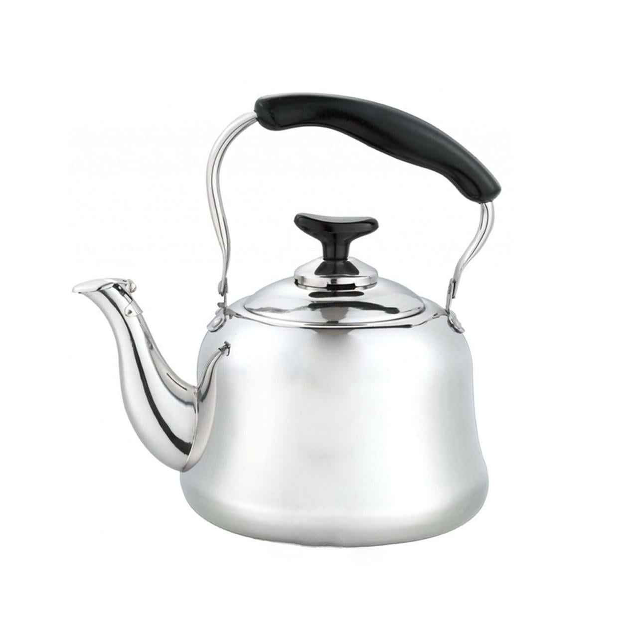 Чайник-заварник с гудком и ситом для заваривания 1,5 л (EB-18052)