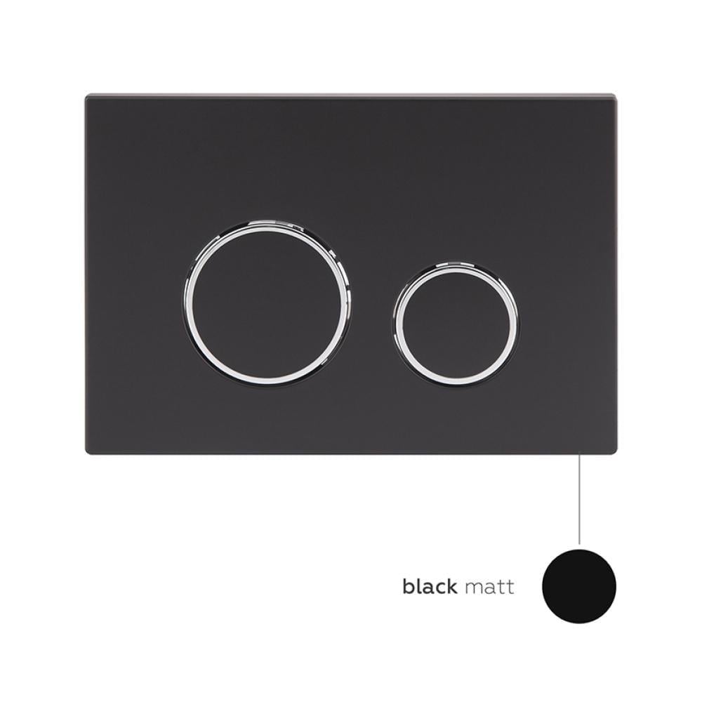 Унитаз подвесной Qtap Swan/комплект инсталляции Nest 4в1 круглая клавиша Black mat (SD00042997) - фото 8