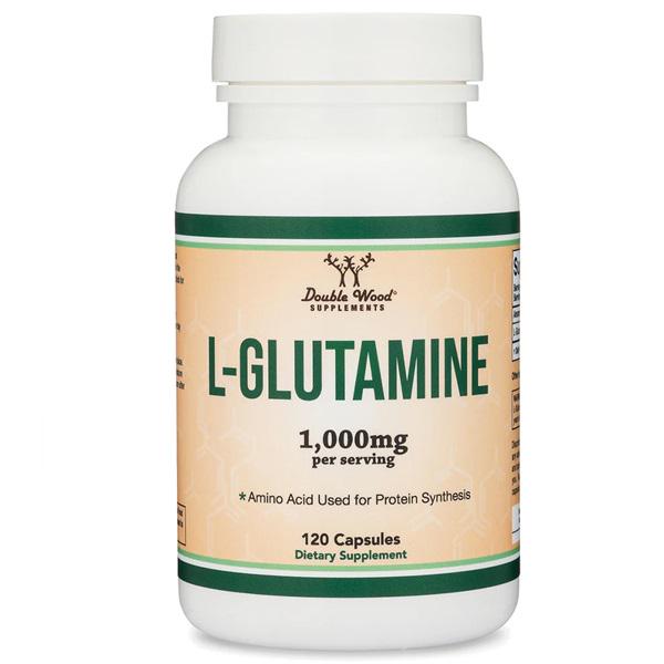 Глютамін Double Wood L-Glutamine 500мг 120 капс. (000022048)