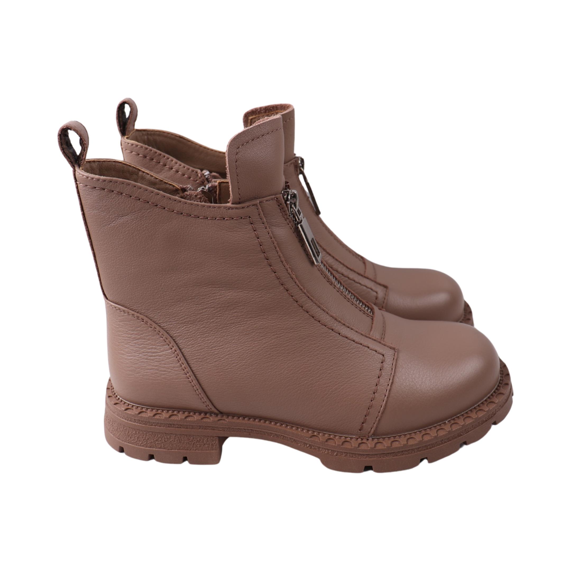 Ботинки женские FARINNI 528-23DHC натуральная кожа р. 38 Капучино (29184439)