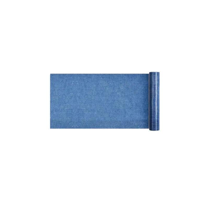 Латка самоклеюча джинсова для ремонту одягун 50x8 см Небесно-блакитний (2690263942)