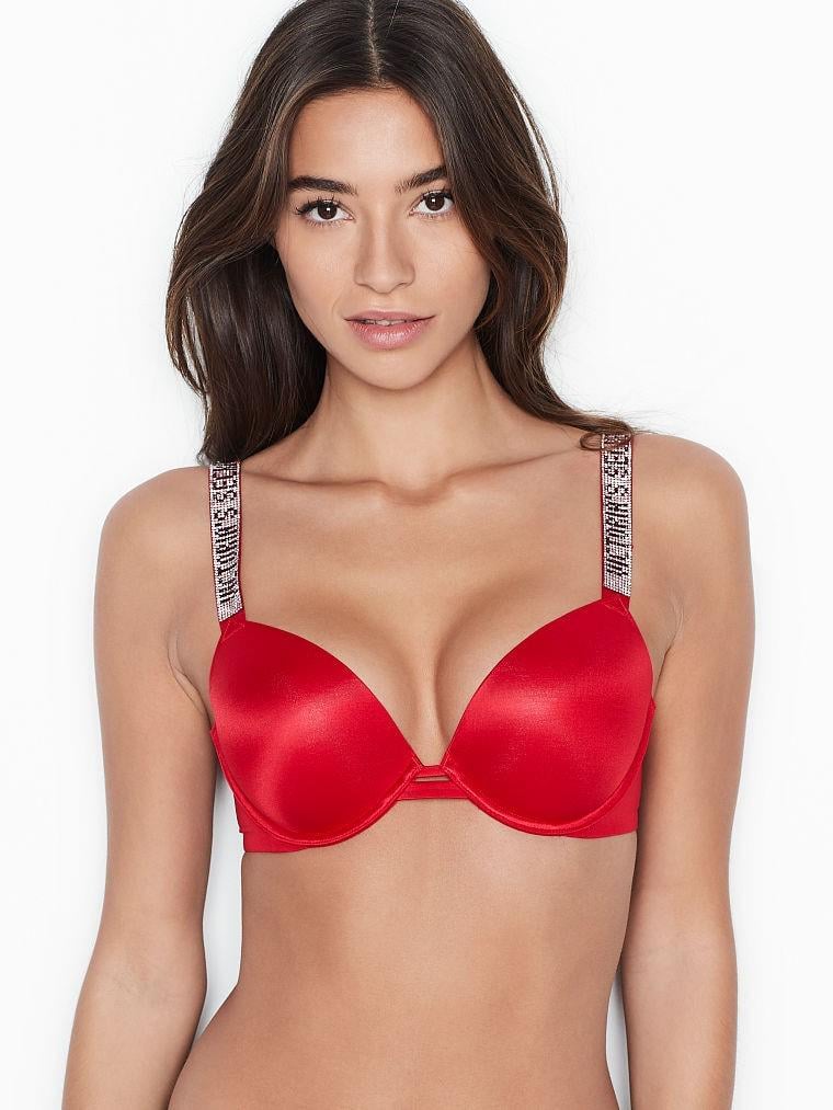 Бюстгальтер Victoria's Secret 392-842 Push-up 75D Красный (1-49)