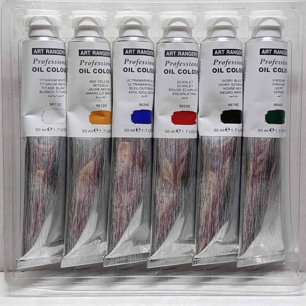 Олійні фарби художні професійні 50 мл 6 кольорів (37-122198) - фото 8 Олійні фарби художні професійні 50 мл 6 кольорів (37-122198) - фото 8
