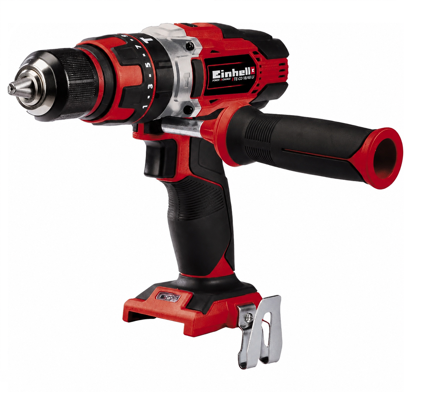 Шуруповерт-дрель аккумуляторная Einhell TE-CD 18·48 Li-i Solo PXC ударная 18V 48 Нм без аккумулятора и зарядного устройства (4513926) Шуруповерт-дрель аккумуляторная Einhell TE-CD 18·48 Li-i Solo PXC ударная 18V 48 Нм без аккумулятора и зарядного устройства (4513926)