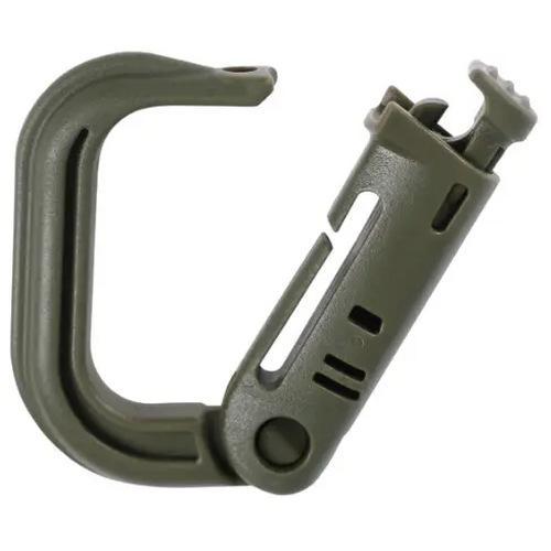 Карабін фіксатор D-подібний Tornado Grimloc MOLLE 4 шт. Green (11198489) - фото 4 Карабін фіксатор D-подібний Tornado Grimloc MOLLE 4 шт. Green (11198489) - фото 4