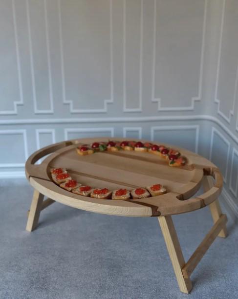 Столик-піднос на ніжках 50х40 см (018ст) - фото 2 Столик-піднос на ніжках 50х40 см (018ст) - фото 2