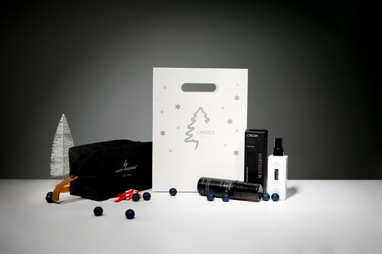 Подарунковий набір чоловічий для гоління White Mandarin MANʼs Collection піна для гоління 160 мл/лосьйон після гоління 200 мл (2043982598)