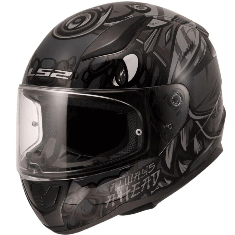 Мотошлем LS2 FF353 Rapid 2 Drillox L Matt Cool Grey (49920)