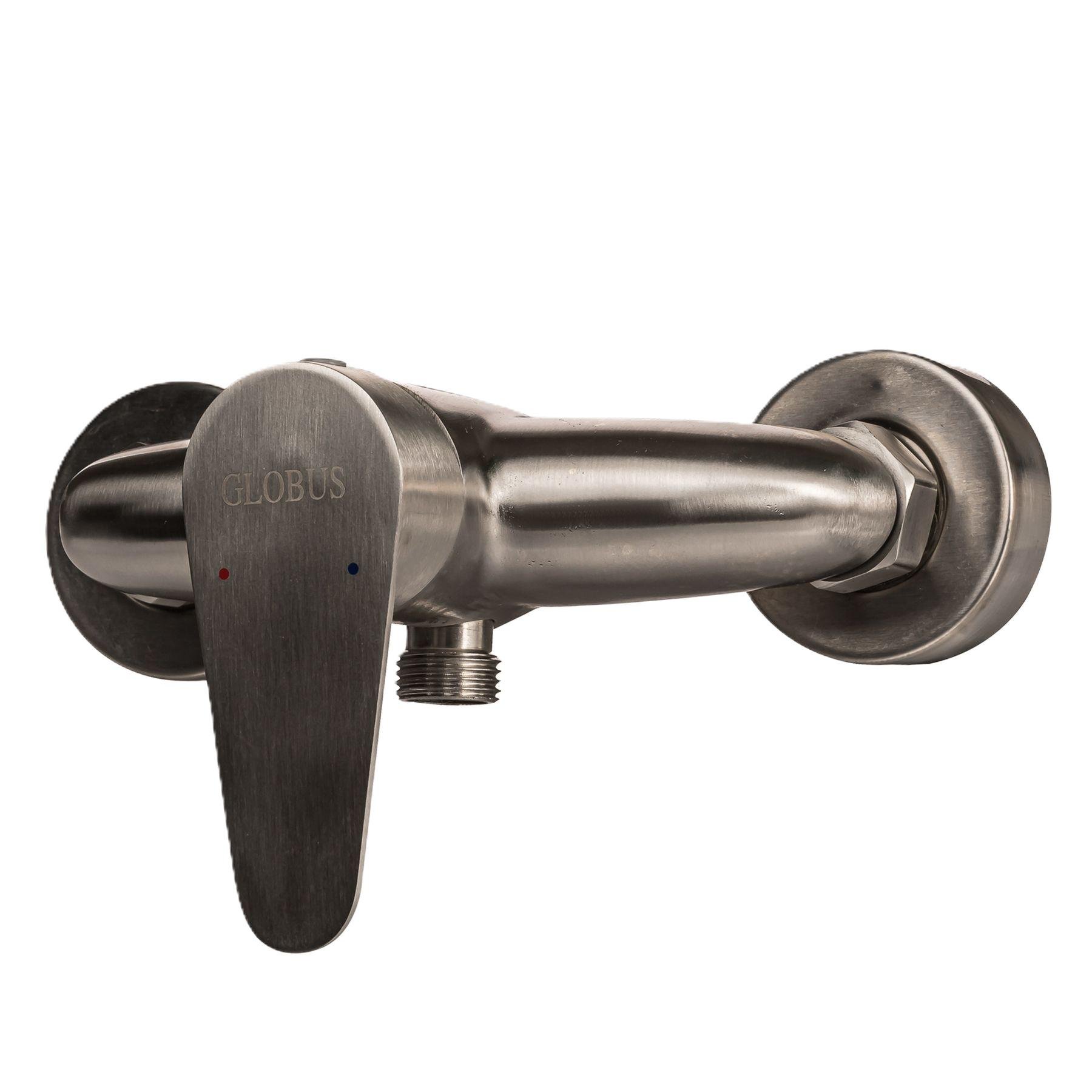 Смеситель для душа с душевым комплектом GLux MAIN SM-105N Сатин (17546)