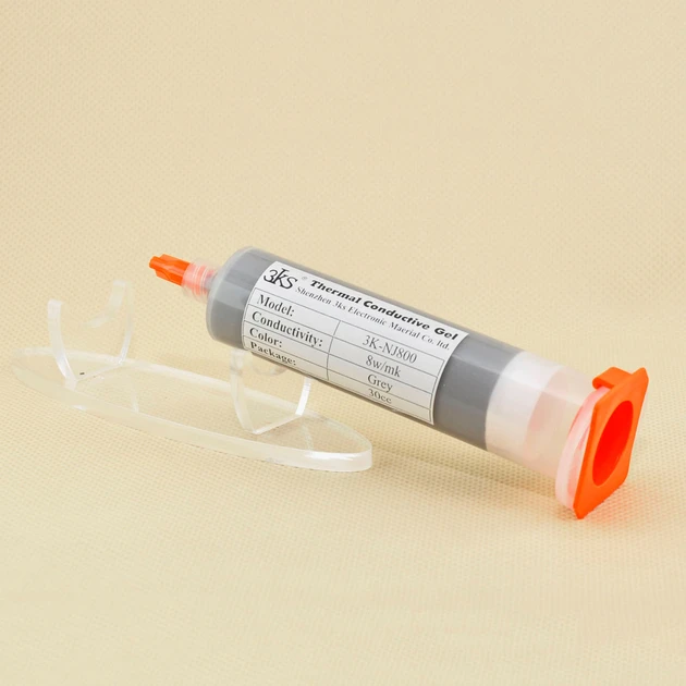 Термопрокладка жидкая 30cc Серый 8 Вт/мК термогель (3K-NJ800) - фото 2