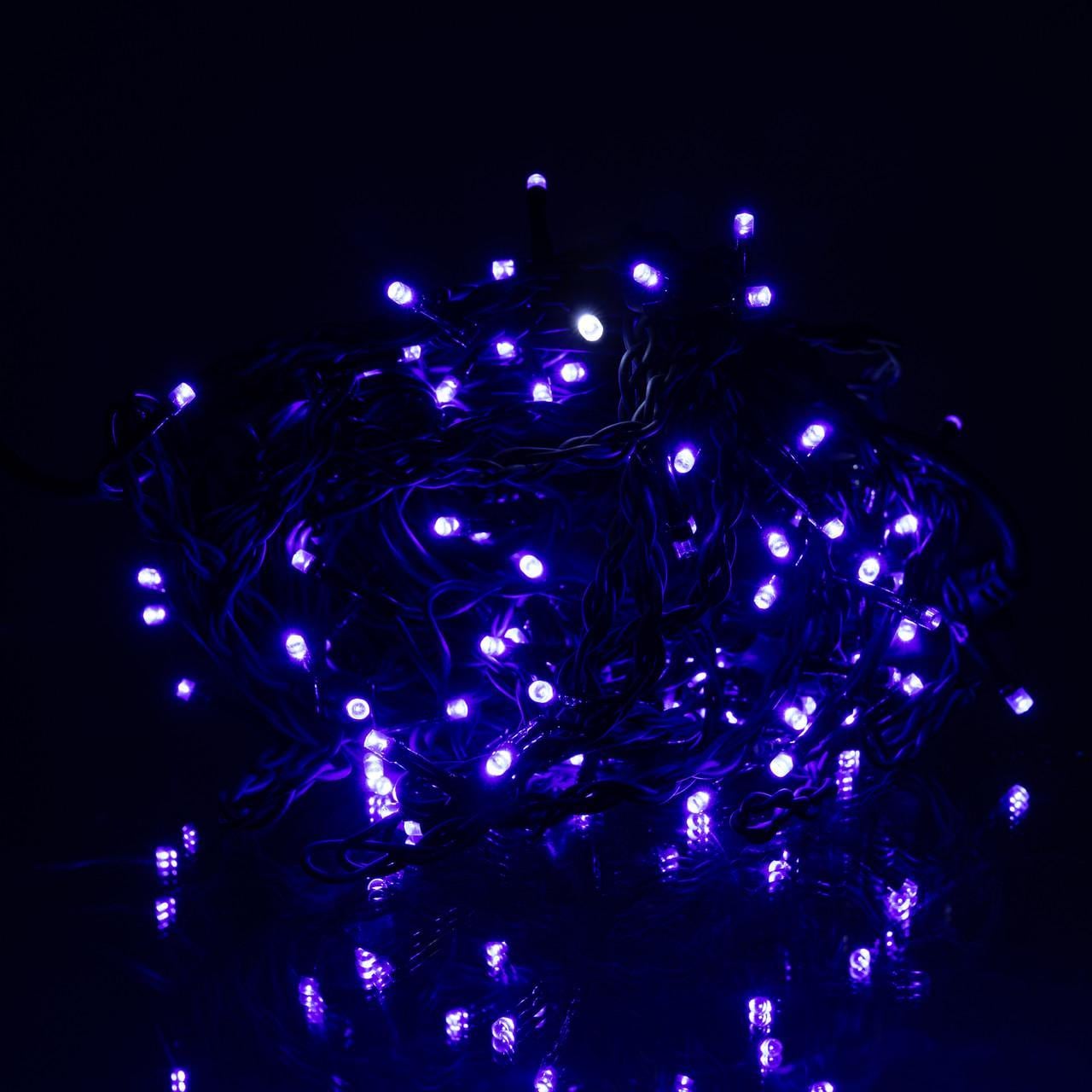 Гирлянда уличная Бахрома 6МBBL 6 м 105 LED Черный/Синий (29912772)