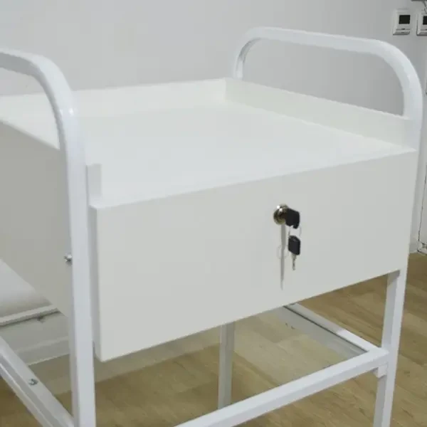 Коляска косметологическая с ящиком и стеклянными полками (29439136) - фото 5 Коляска косметологическая с ящиком и стеклянными полками (29439136) - фото 5