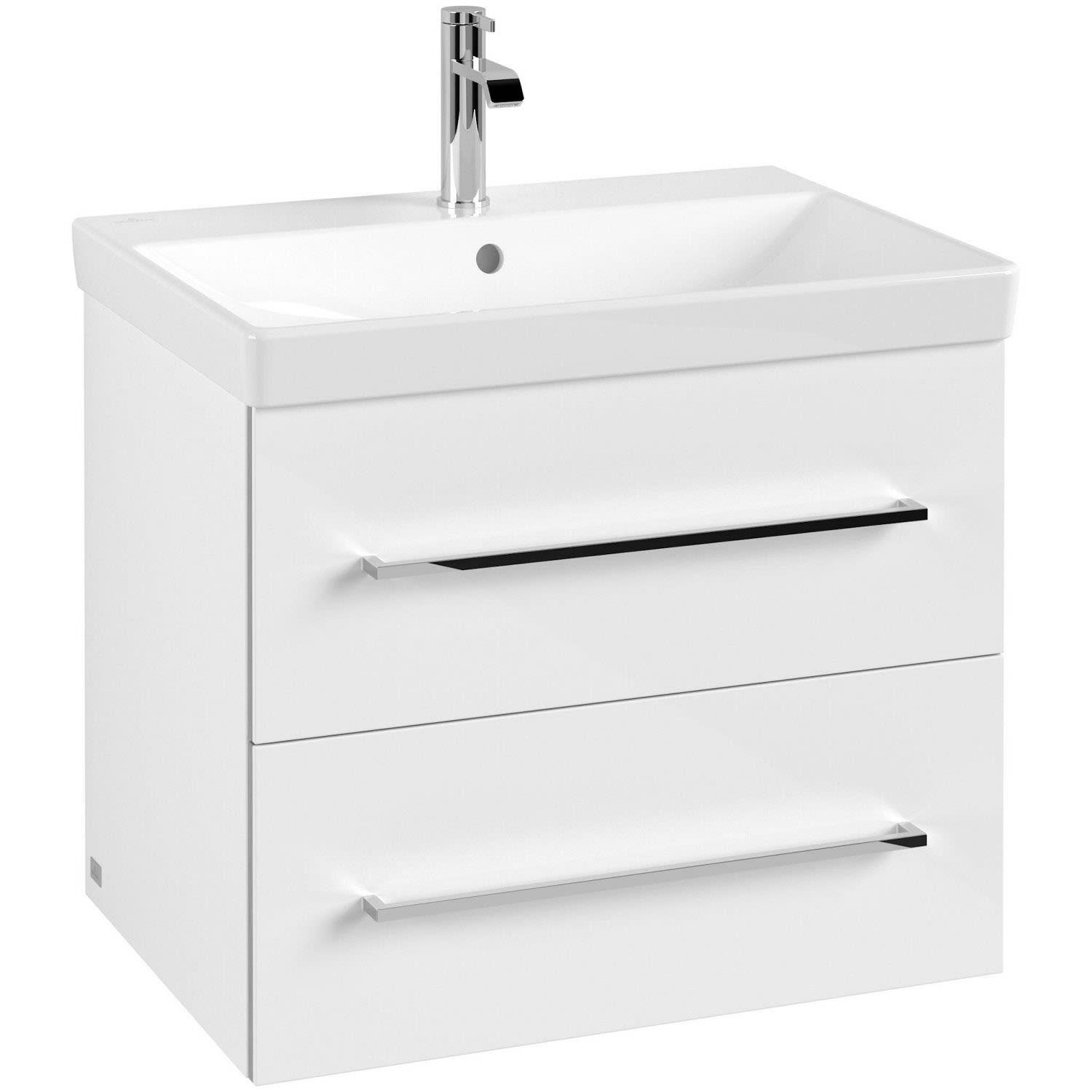 Тумба під умивальник підвісна Villeroy&Boch Avento A89000B4 63x51,4x45,2 см Білий (117148)