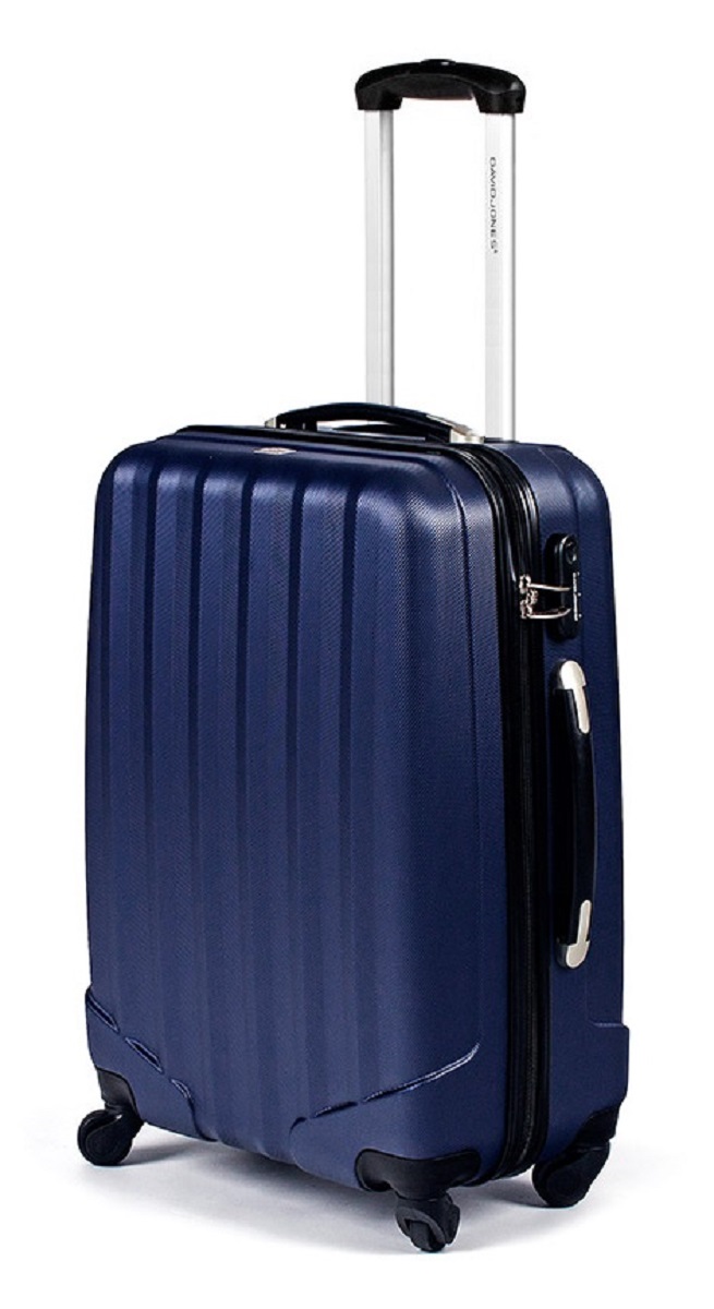 Чемодан пластиковый David Jones малый Синий (Dp00006)