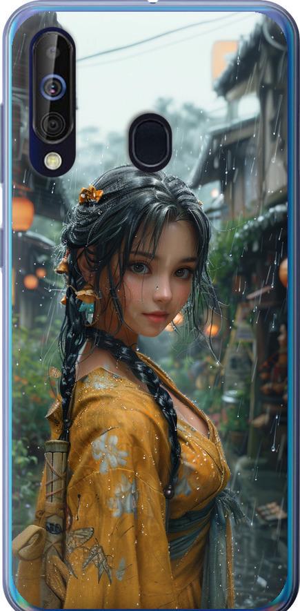 Чехол на Samsung Galaxy A60 2019 A606F Anime-girl (6133u-1699-42517)
