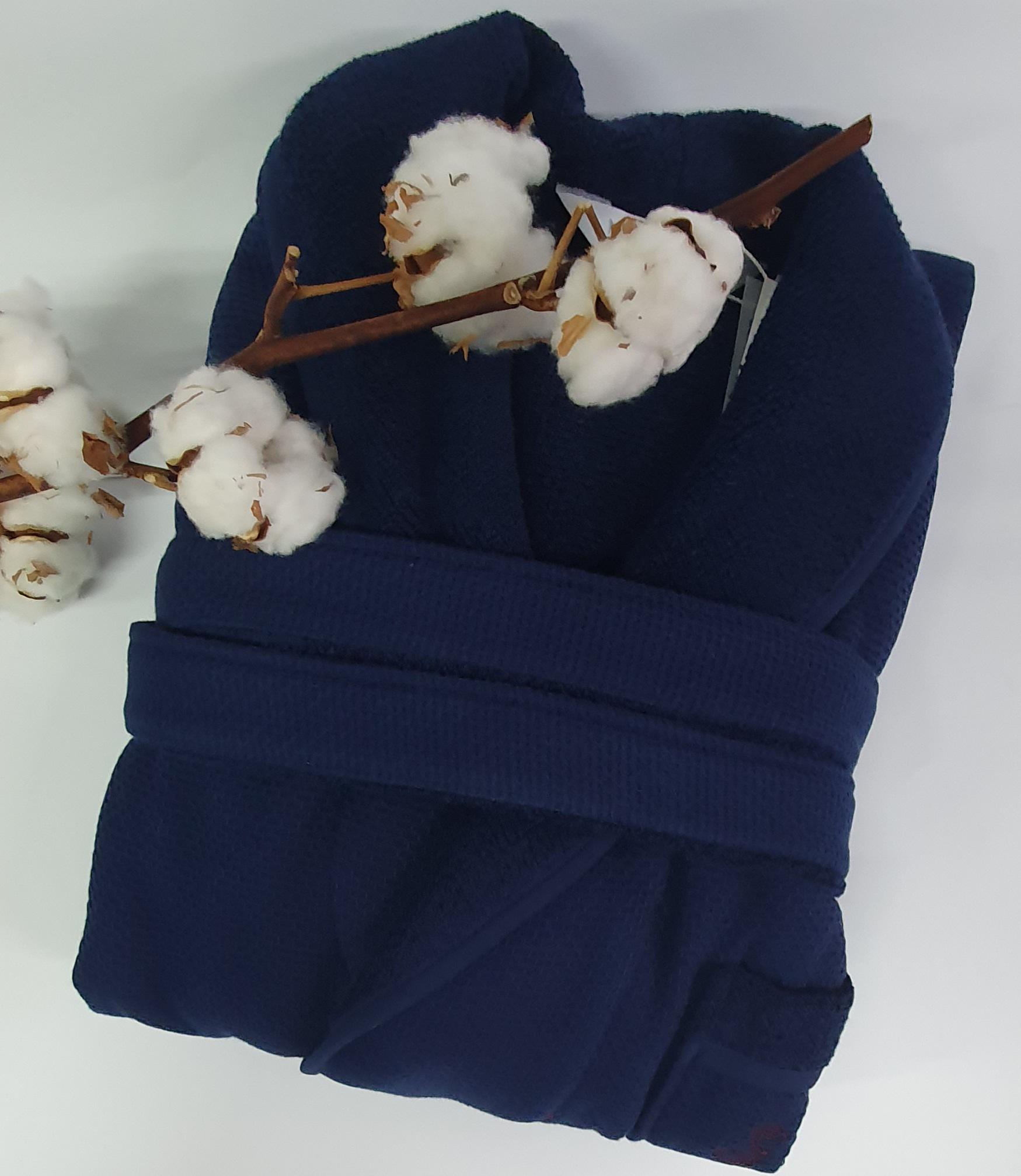 Халат мужской Maison D'or Quattro L Navy Blue (09MDB05L35)