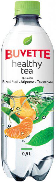 Напиток Buvette Healthy tea со вкусом белый чай/абрикос и танжерин 500 мл