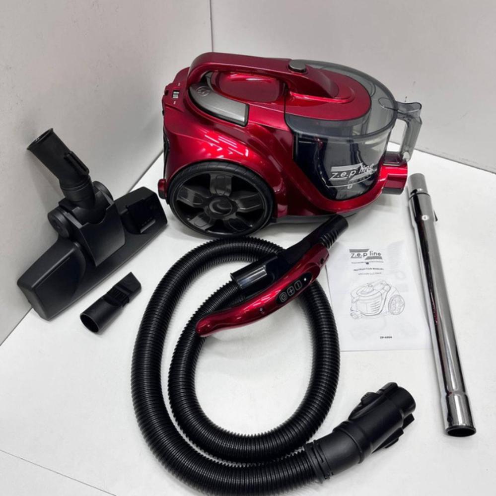 Пылесос Zepline ZP-6804 с контейнером 4 л для сбора пыли 4000 Вт Красный (120.1720) - фото 2