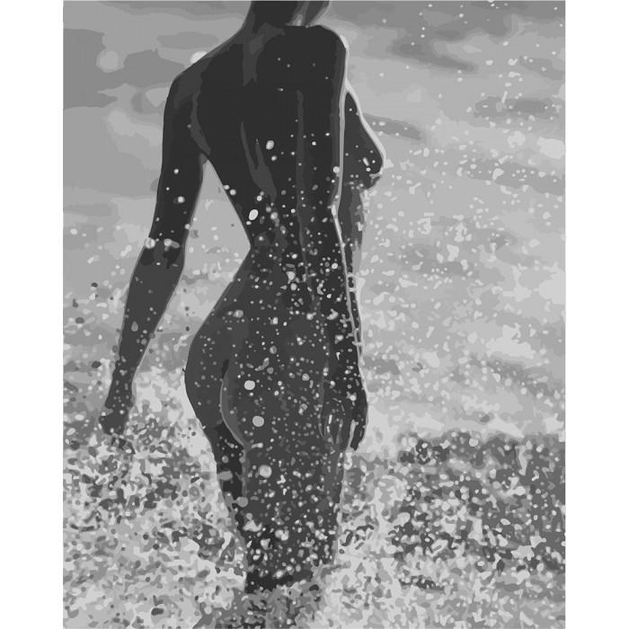 Картина по номерам Ідейка Нимфа с серебряной краской 40х50 см (KHO4700)