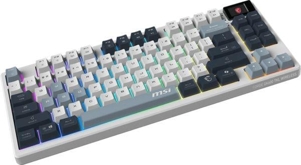 Клавиатура MSI Forge GK600 TKL W SKY Wireless/Bluetooth/USB White (S11-43UAP01-HH9)