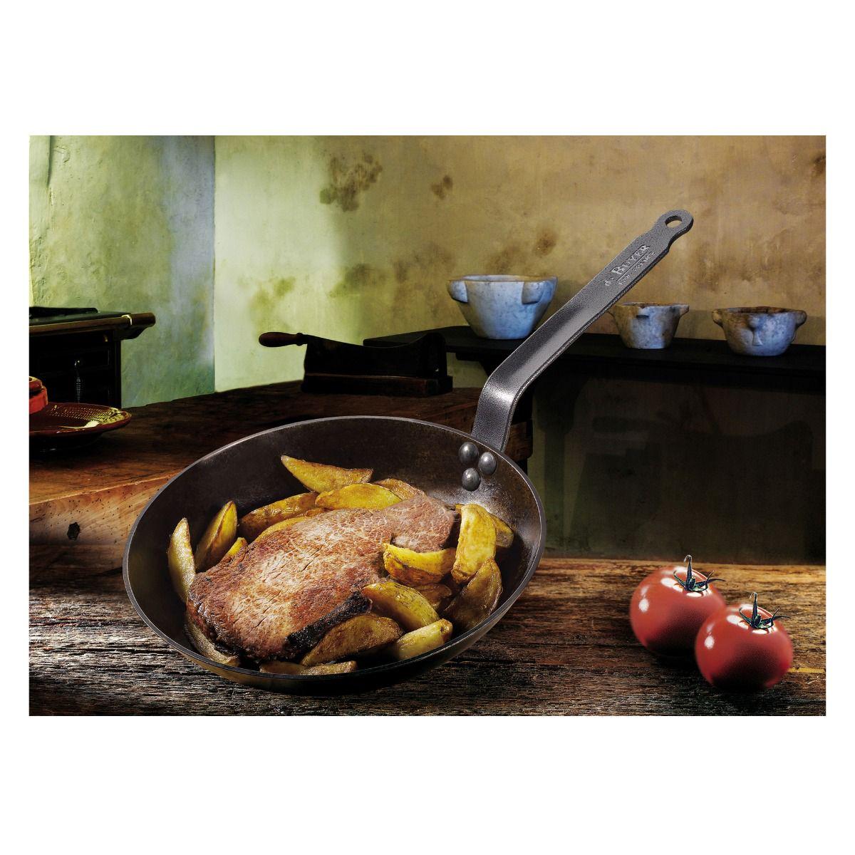 Сковорідка de Buyer Carbon ⌀ 20х3,3 см (D-5110-20) - фото 3