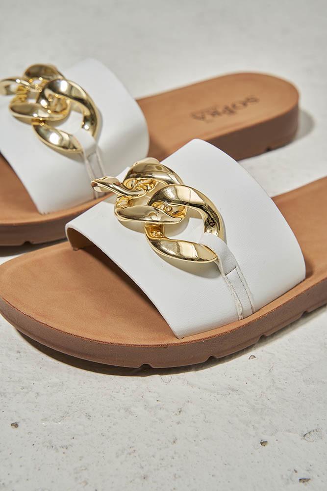 Шлепанцы женские Soprano р. 36 Белый (169504)