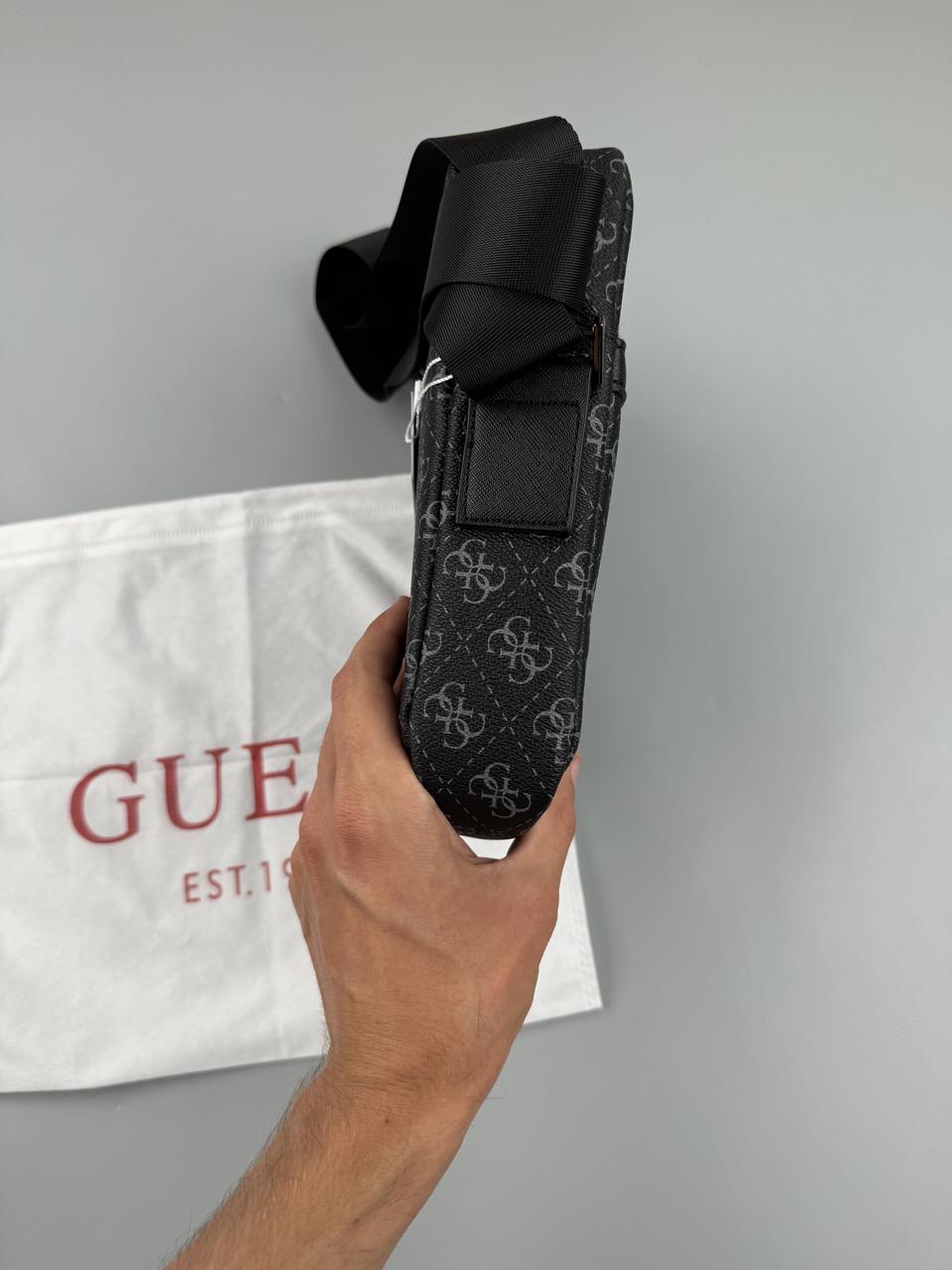 Барсетка мужская через плечо Guess Черный - фото 6 Барсетка мужская через плечо Guess Черный - фото 6