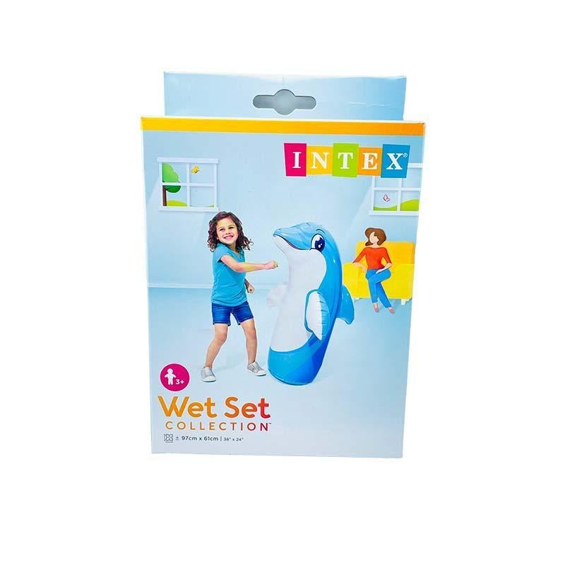 Надувная игашка-неваляшка Intex 44669 Blue (27721446)