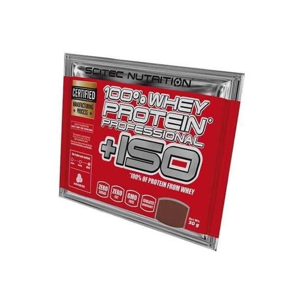 Протеин Scitec 100% Whey Professional + ISO 30 г Белый шоколад-клубника (2831V5292)