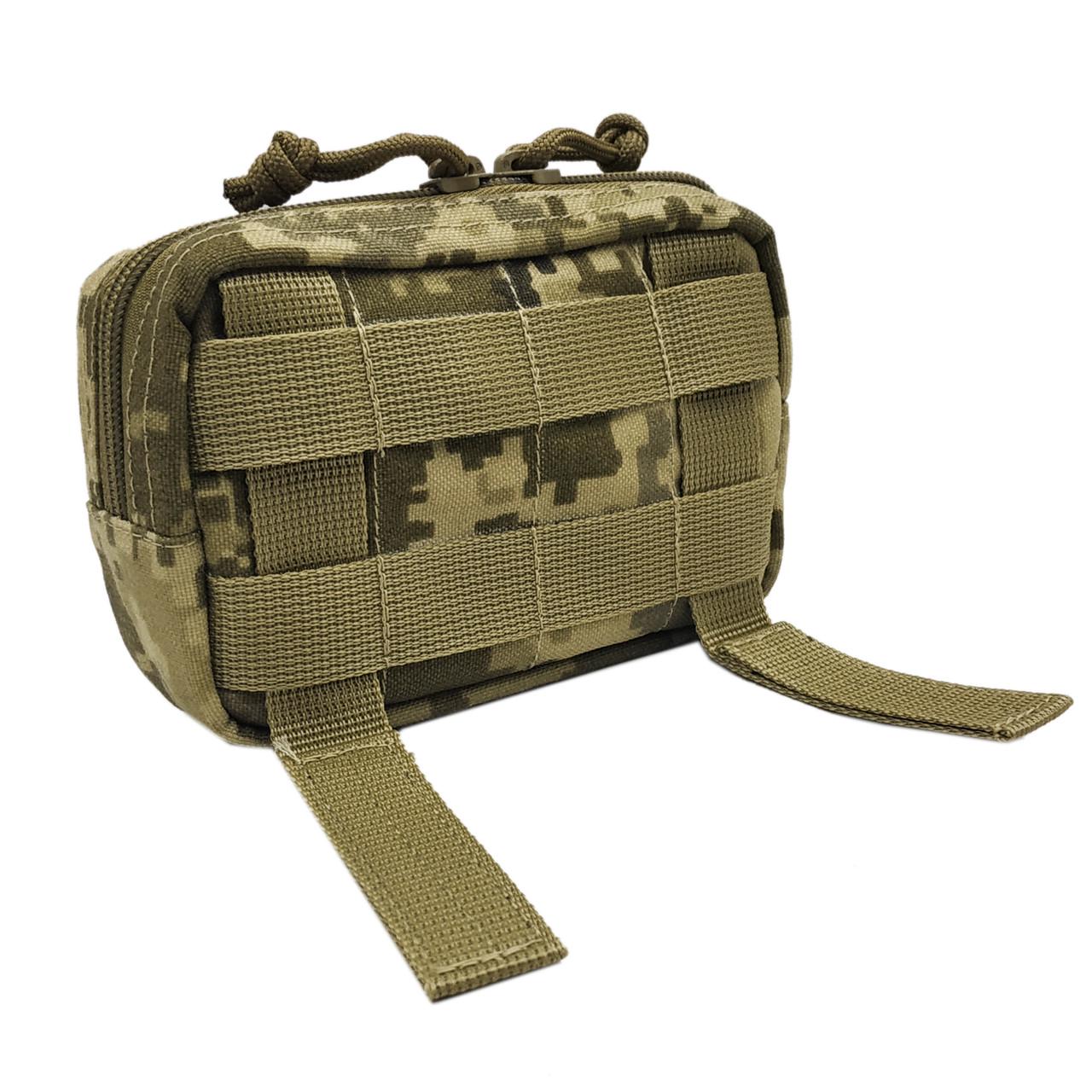 Подсумок утилитарный горизонтальный GTAC Molle 10x16x5 см (НФ-00000048) - фото 4