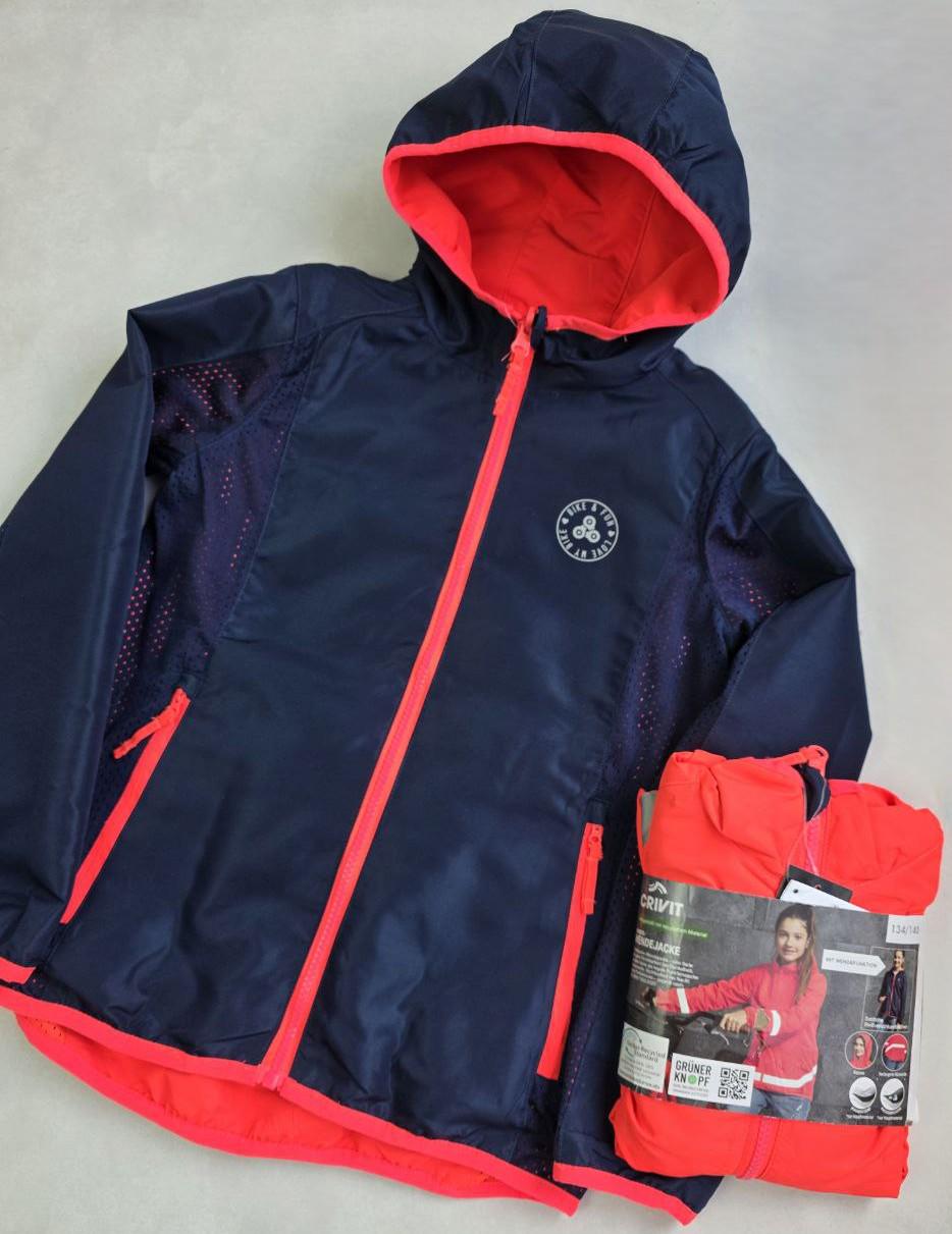 Ветровка детская для девочек Crivit двухсторонняя 134-140 см (048983) Ветровка детская для девочек Crivit двухсторонняя 134-140 см (048983)